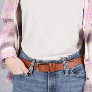 Timberland Women’s Leather Criss Cross Belt